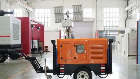 華全電力高速移動照明燈塔,應急救援照明必備